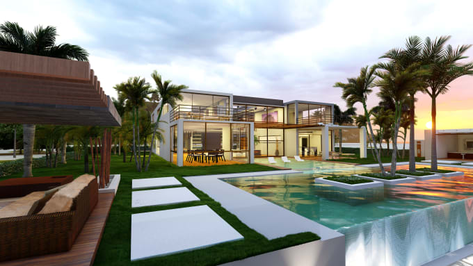 make your house, exterior and interior design, 3d model, rendering, sketchup