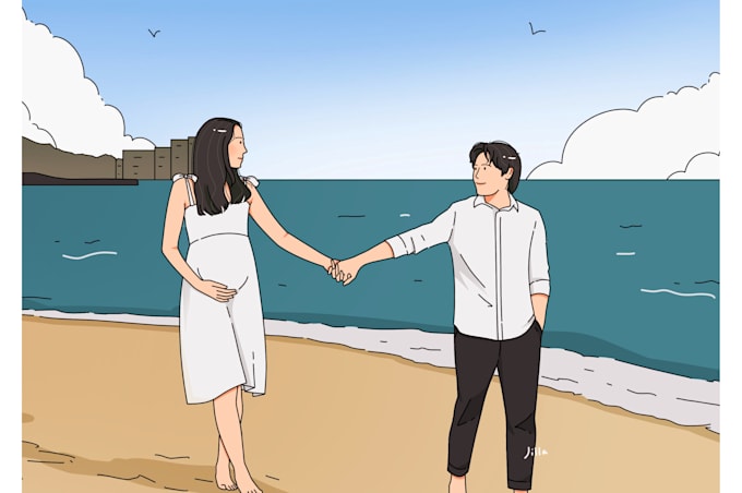 draw a cute illustration from your photo