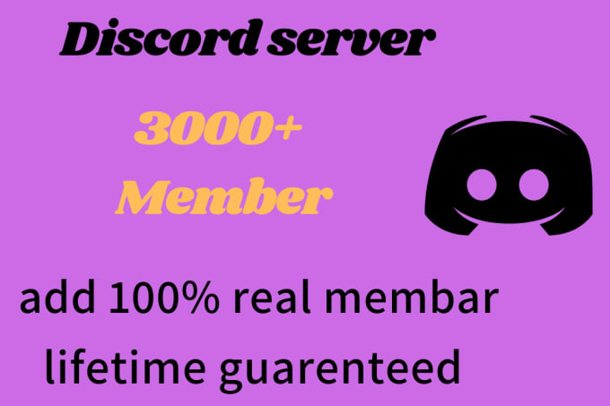 Grow your discord server members very fast by Shriea | Fiverr