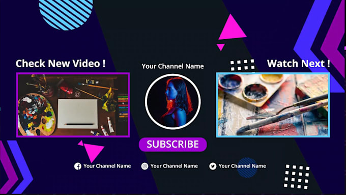 make youtube intro outro trailers, podcast animated video