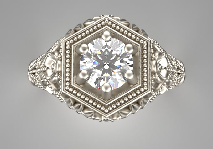 3d jewelry 3d model engagement ring
