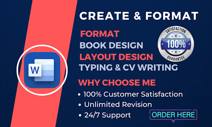 create ms word document book formatting and design data entry and copy paste