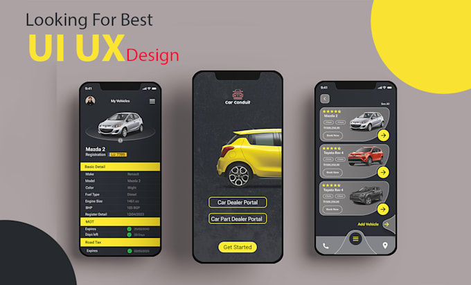 Design amazing ui ux mobile app and web app user interface by ...
