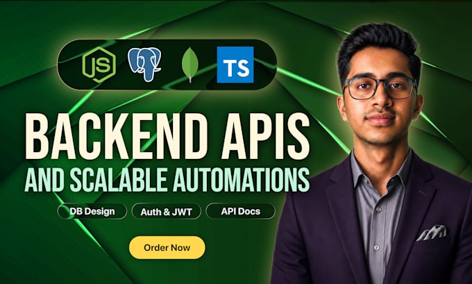 build reliable api integration, backend development and automations