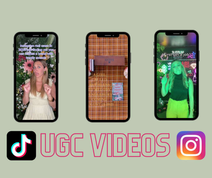 Create user generate content ugc for tiktok or reels by Melodypendy