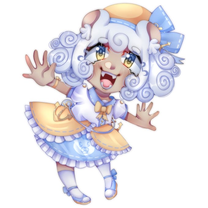 draw and animate fullbody anime and furry chibi