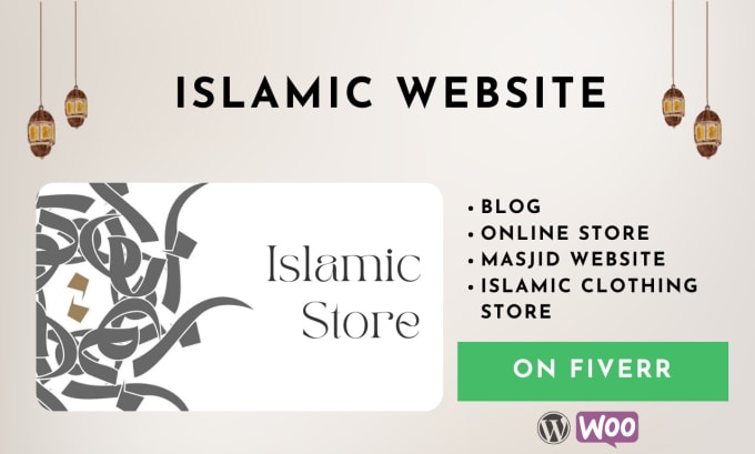 Create your islamic ecommerce store by Shaheeralam1199 Fiverr