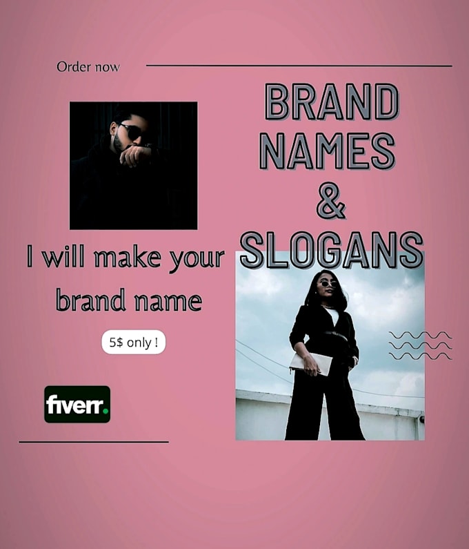 Create unique brand names and slogans for you to choose from by Ichraq