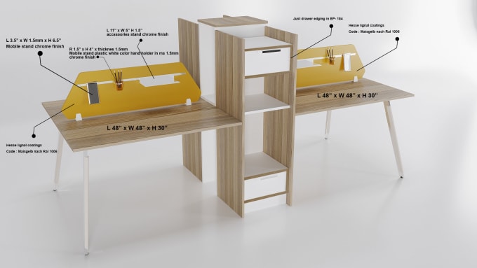 draw home and office furniture drawings for you in autocad