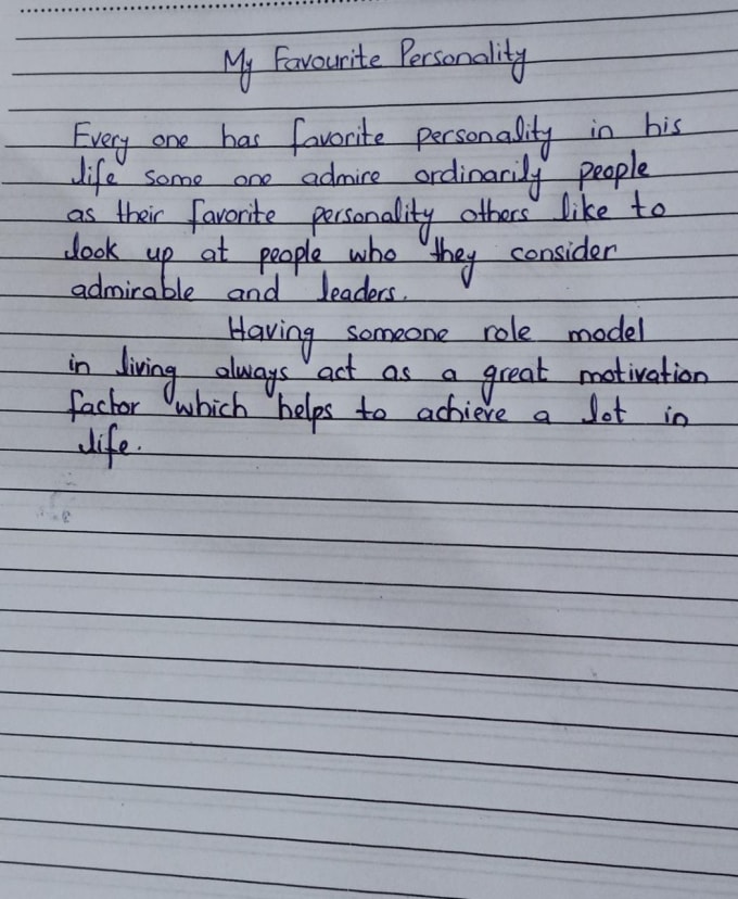 Handwrite any document in very good writing by Mawra613 Fiverr