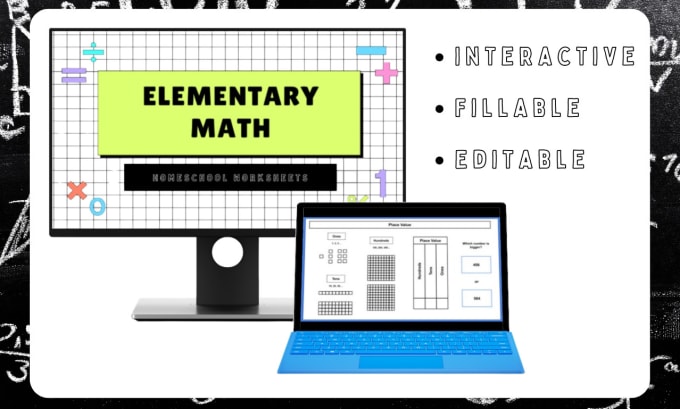 Create homeschool elementary math worksheets by ...