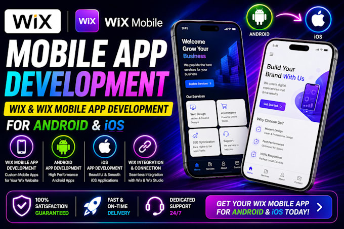 do mobile app development wix and wix mobile app development for andoid and ios