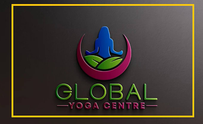 design health or yoga and wellness logo design