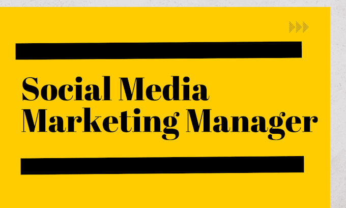 be your social media marketing manager for facebook twitter and instagram