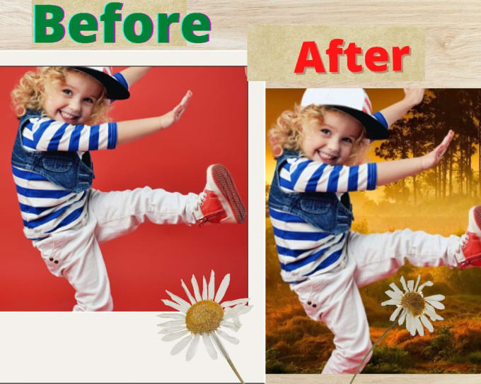 Do photo editing, add remove object frome photo by Honey4040 Fiverr