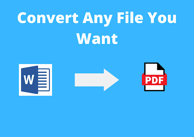 Convert documents to pdf file or vice versa by Jasfergarcia | Fiverr
