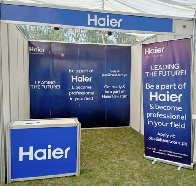 design trade show booth, backdrop, exhibition, kiosk, banner
