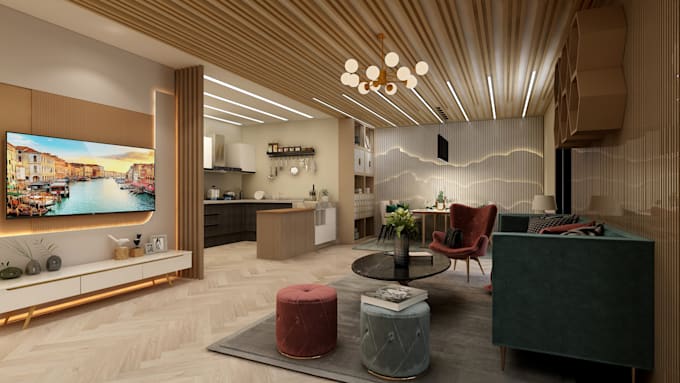 Do custom interior design for your home by Andreieszenyi | Fiverr
