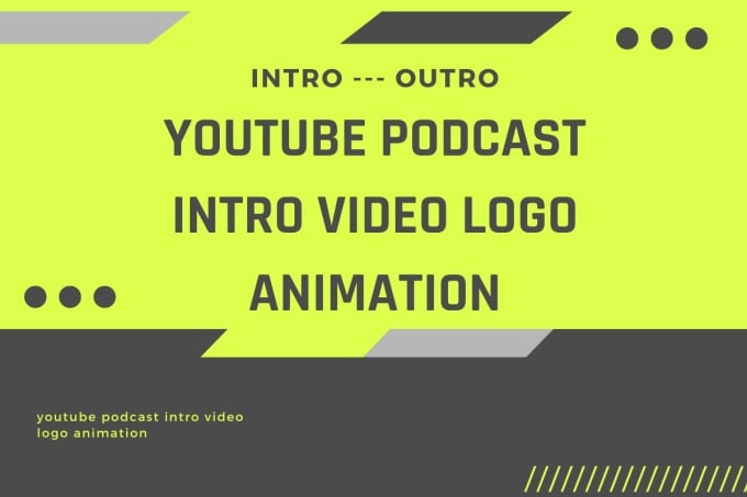Create Custom Youtube Podcast Intro Video Logo Animation By Ouhakou Create Custom Youtube Podcast Intro Video Logo Animation By Ouhakou