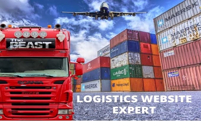 develop a responsive logistic website, trucking, dispatch, broker website