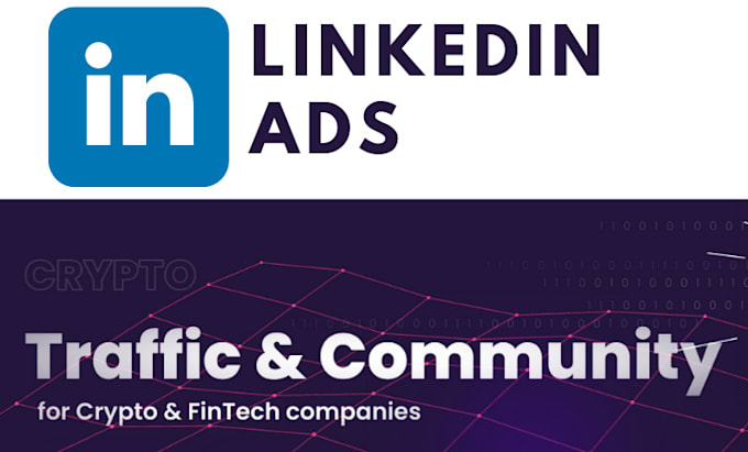 linkedin ads traffic for your crypto project