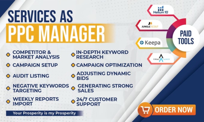 setup manage and optimize amazon ppc campaigns sponsored ads, amazon fba ppc
