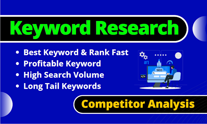 do profitable keyword research and competitor analysis SEO