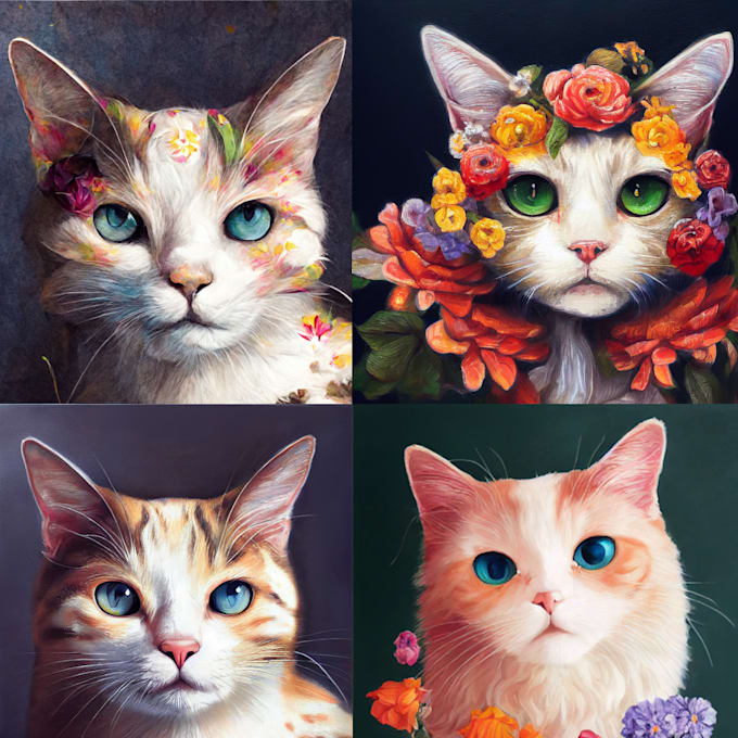 Turn your cat into digital art by Randotkatsenko Fiverr