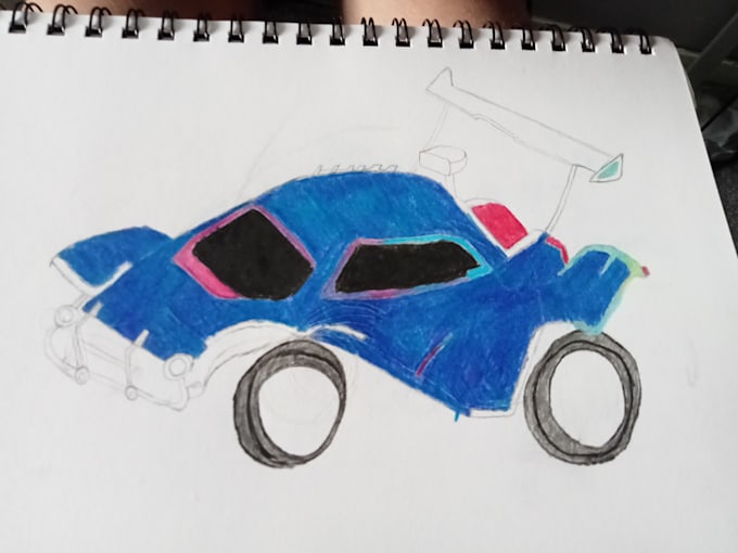 rocket league car sketch How to draw a rocket league car! (octane)