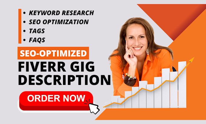 write SEO optimized fiverr gig descriptions for you