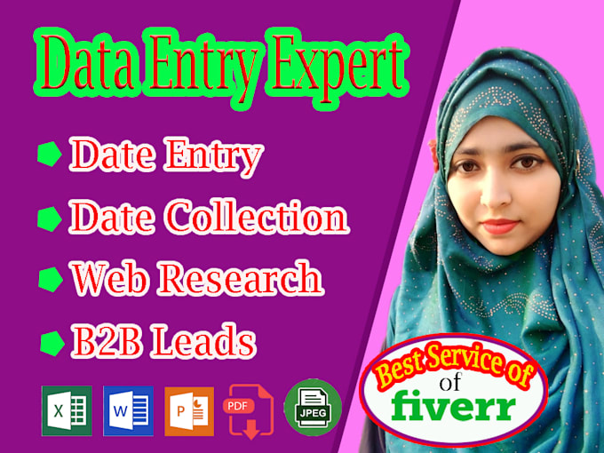 Do excel data entry, web research and data collection by Ummemahbubah ...