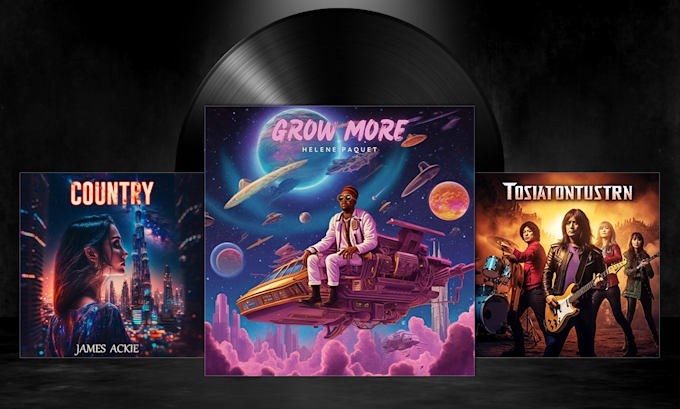 design unique album cover mixtape cover or single cover art