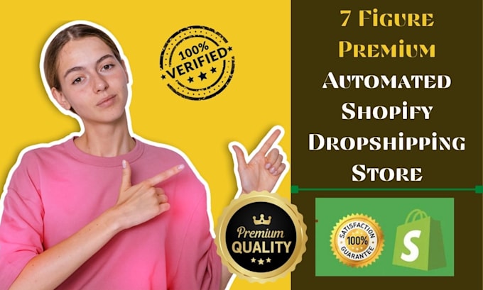 build automated shopify dropshipping store shopify website