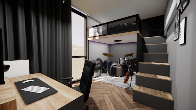 3d interior render design realistic 3d rendering sketchup model by ...