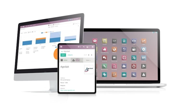 develop and customize odoo 10 to 19 modules
