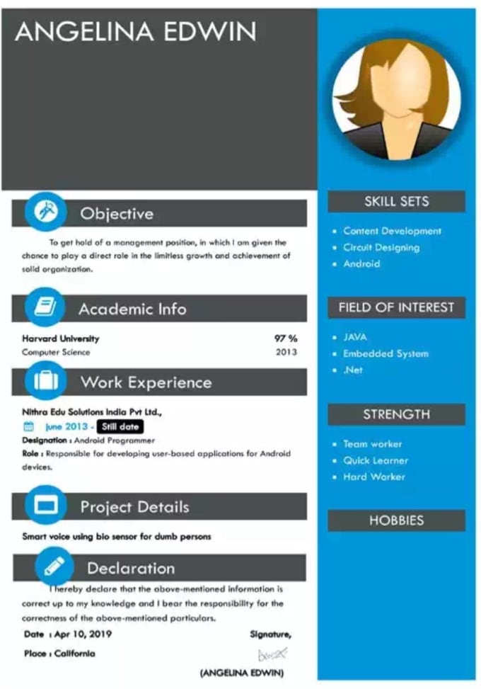 be your CV maker or resume maker