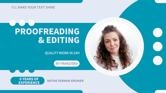 German Text Format Proofread and edit your german text by Franziska1987 | Fiverr