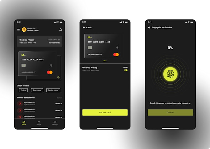 Design a clean user interface for your mobile app by Yelserp_scott | Fiverr