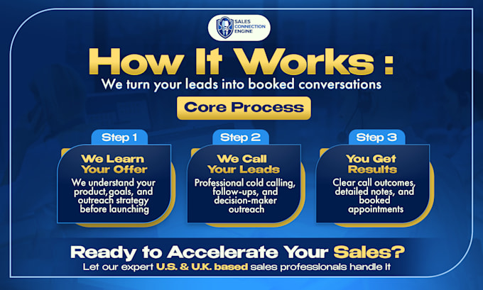 make sales calls to get appointments and qualify leads