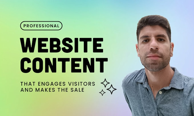 write professional website content
