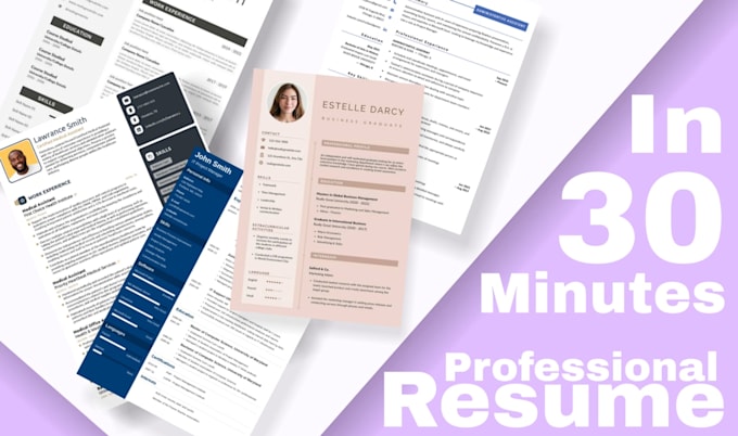 design minimalist professional google docs resume template