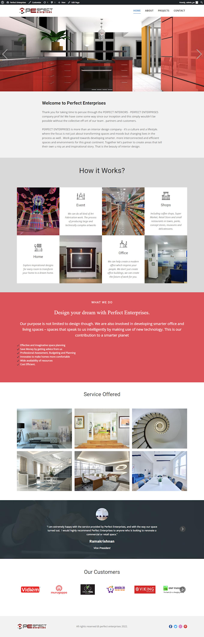 Make a modern, clean and intuitive ui ux website design by Ramk64 | Fiverr