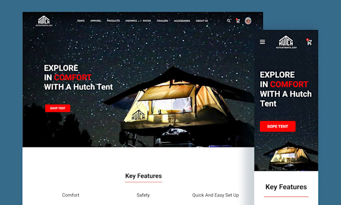 Do amazing landing page ui ux design by Emansaber7 | Fiverr