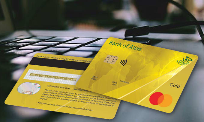 Design your atm card, visa card or master card by Rchisim | Fiverr
