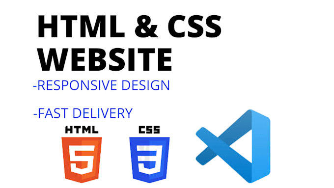 Create a responsive website with html and css by Medamineayoubi | Fiverr