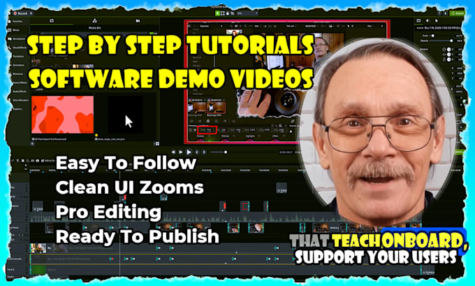 create a professional explainer or software demo video