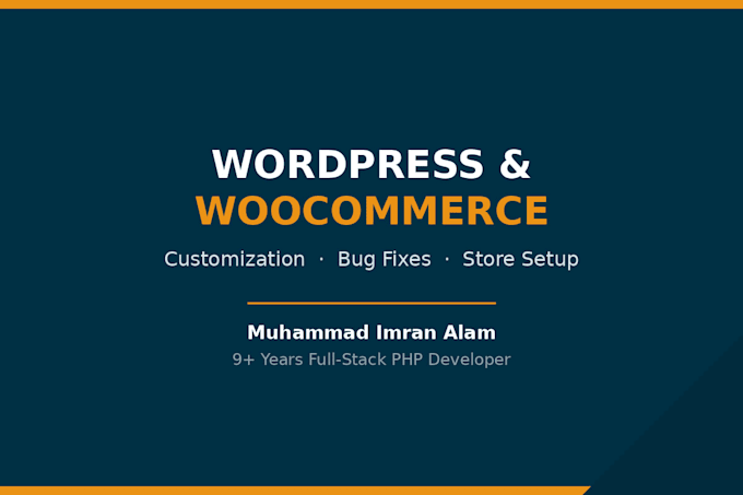 customize, fix bugs, or set up your woocommerce wordpress site