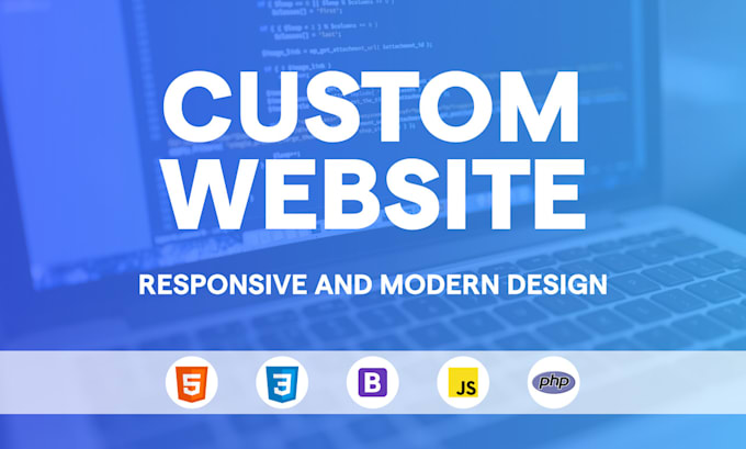 develop html website, landing page, modern and responsive