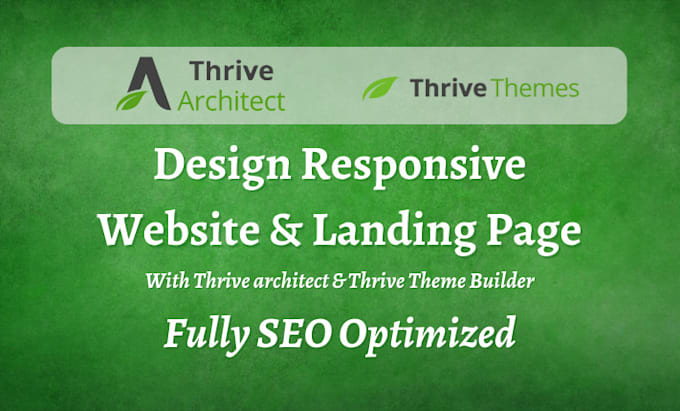 design wordpress website with thrive architect and thrive theme