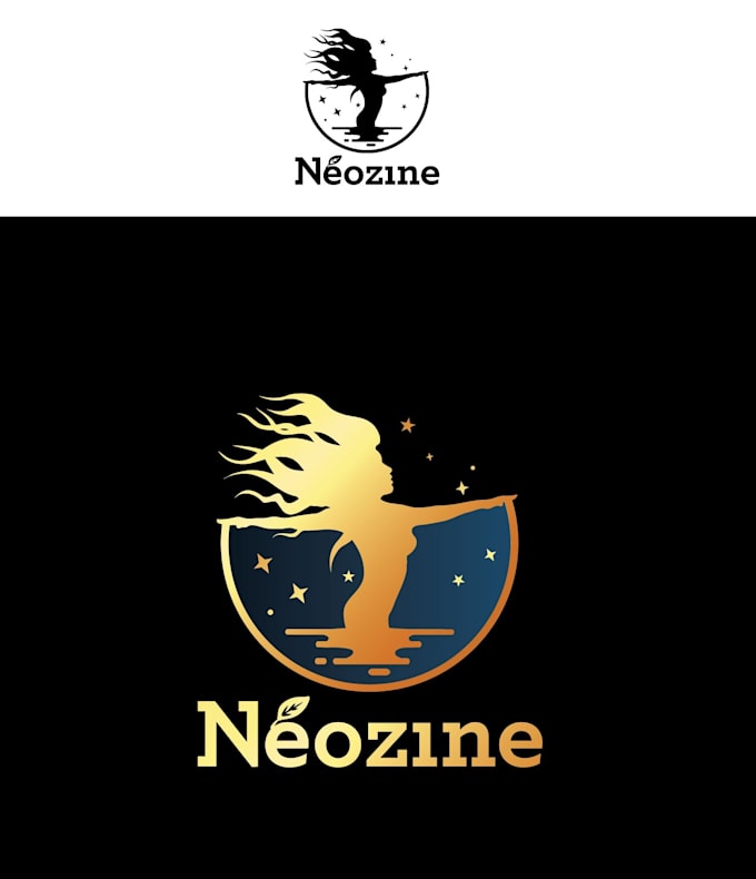 do modern custom star logo design